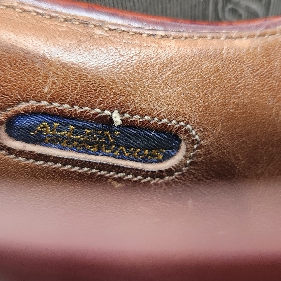 Allen Edmonds McAllister Cognac Leather Oxford Dress Shoes main image 9